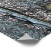 Räder der Zeit auf Leder Poster (Ecke)