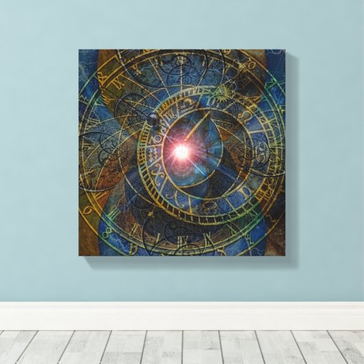 Räder der Zeit Leinwanddruck (Insitu (Holzboden))