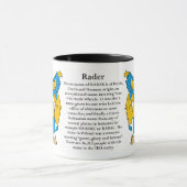 Rader Familien-Wappen Tasse (Zentrum)