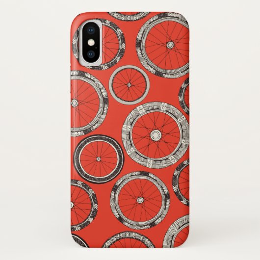 Räder feuerorange Case-Mate iPhone hülle (Rückseite)