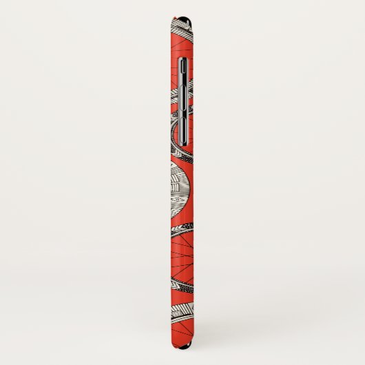 Räder feuerorange Case-Mate iPhone hülle (Hinten/Links)