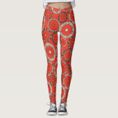 Räder feuerorange leggings (Vorderseite)