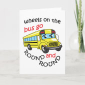Räder im Bus Karte (Vorderseite)