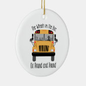 Räder im Bus Keramik Ornament (Rechts)