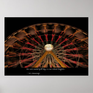 Räder in Bewegung Poster