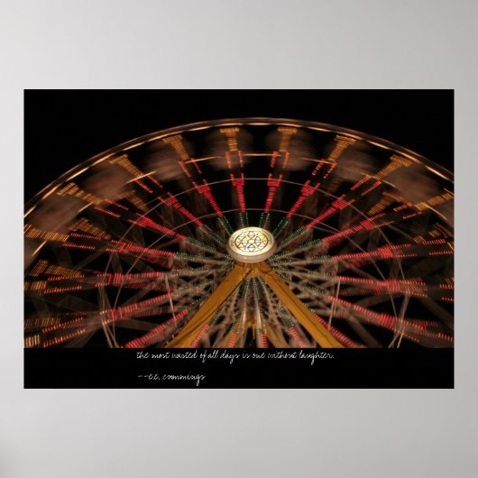 Räder in Bewegung Poster (Vorne)