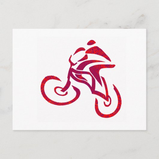 RÄDER IN MOTIONzzzzz Postkarte (Vorderseite)