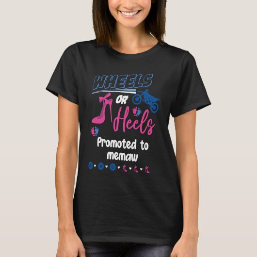 Räder oder Heelse, die zur Genderwahrnehmung beför T-Shirt (Vorderseite)