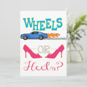 Räder oder Heelse Einladung (Stehend Vorderseite)