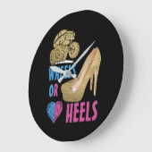 Räder oder Heelse Ihre Mami-Lieben, die Sie Geschl Große Wanduhr (Winkel)