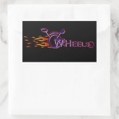 Räder Rechteckiger Aufkleber (Tasche)