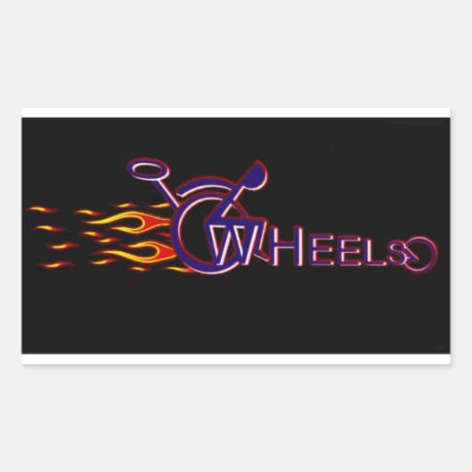 Räder Rechteckiger Aufkleber (Vorderseite)