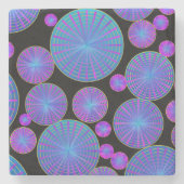 Räder und Festplatten mit Spokes Steinuntersetzer (Vorderseite)