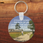 RÄDER UNTER LEBENSWEITE SCHLÜSSELANHÄNGER (Vorderseite)