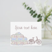 Radfahren Aarhus Postkarte (Stehend Vorderseite)