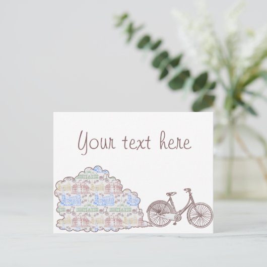 Radfahren Aarhus Postkarte (Stehend Vorderseite)