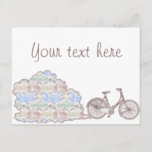 Radfahren Aarhus, Postkarte