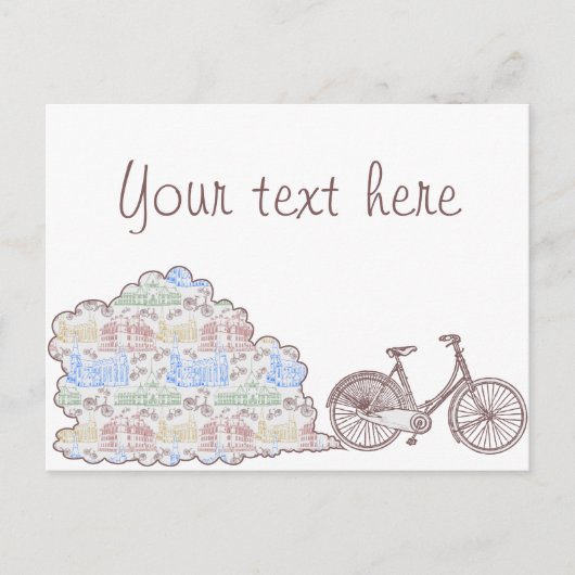 Radfahren Aarhus Postkarte (Vorderseite)