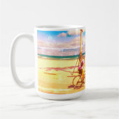 Radfahren am Strand Kaffeetasse (Links)