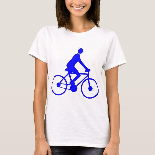 Radfahren - Blau T-Shirt (Vorderseite)