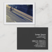 Radfahren (Cross-Process) Visitenkarte (Vorne/Hinten)