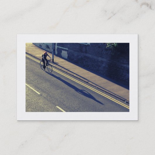 Radfahren (Cross-Process) Visitenkarte (Vorderseite)