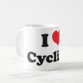 Radfahren der Liebe I Kaffeetasse (Vorderseite Links)