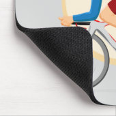 Radfahren der Maus. Mousepad (Ecke)