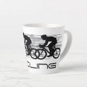 Radfahren Design Latte Cup Milchtasse (Rechte Ecke)