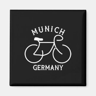 Radfahren Deutschland München Grafik Magnet