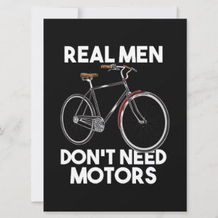 Radfahren - echte Männer brauchen keine Motoren