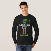 Radfahren Elf Matching Familienweihnachtsfest Part T-Shirt (Vorne ganz)