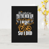 Radfahren Fahrrad Funny Fun Spaß Ride Karte (Gelbe Blume)