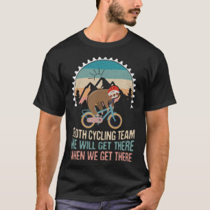 Radfahren Fahrrad Reiten Vintager Schlitten L T-Shirt