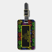 Radfahren, Fahrrad, Straßenrad, Radfahrer Gepäckanhänger (Vorderseite vertikal)