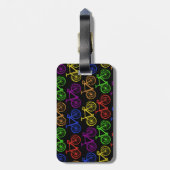 Radfahren, Fahrrad, Straßenrad, Radfahrer Gepäckanhänger (Rückseite vertikal)