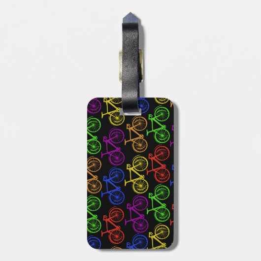 Radfahren, Fahrrad, Straßenrad, Radfahrer Gepäckanhänger (Rückseite vertikal)