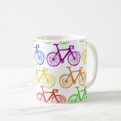 Radfahren, Fahrrad, Straßenrad, Radfahrer Kaffeetasse (VorderseiteRechts)