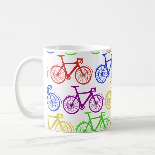 Radfahren, Fahrrad, Straßenrad, Radfahrer Kaffeetasse (Links)