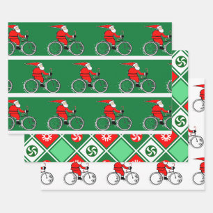 Radfahren Fahrrad Urlaub Geschenkverpackungspapier Geschenkpapier Set