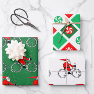 Radfahren Fahrrad Urlaub Geschenkverpackungspapier Geschenkpapier Set
