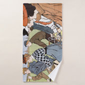 Radfahren, Fahrräder, Van Caspel Badehandtuch (Badehandtuch)