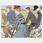 Radfahren, Fahrräder, Van Caspel Fleecedecke (Vorderseite (Horizontal))