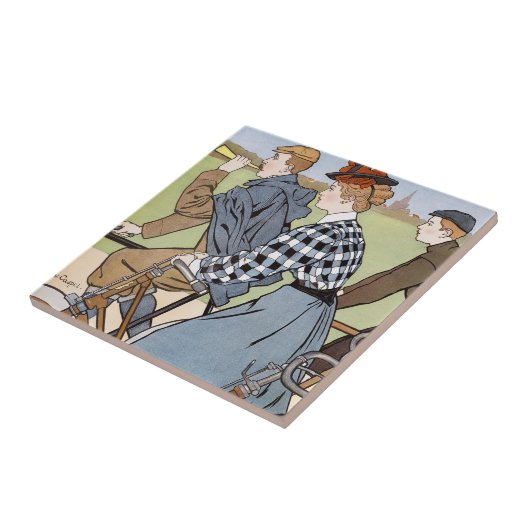 Radfahren, Fahrräder, Van Caspel Fliese (Seite)