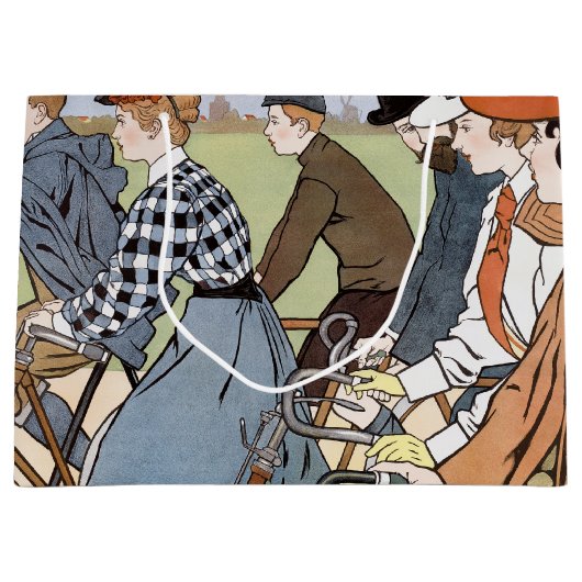 Radfahren, Fahrräder, Van Caspel Große Geschenktüte (Vorderseite)