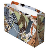 Radfahren, Fahrräder, Van Caspel Große Geschenktüte (Rückseite Schrägansicht)