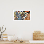 Radfahren, Fahrräder, Van Caspel Poster (Küche)