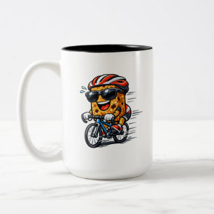 Radfahren Frühstücksbar Zweifarbige Tasse