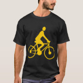 Radfahren - gelb T-Shirt (Vorderseite)