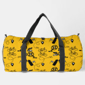 Radfahren-Geschenkdruck Duffle Bag (Rückseite)